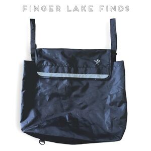 Pembrook Large Black Clip-on Walker Bag